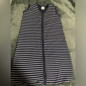 Hanna Andersson Navy and White Baby Sleep Sack